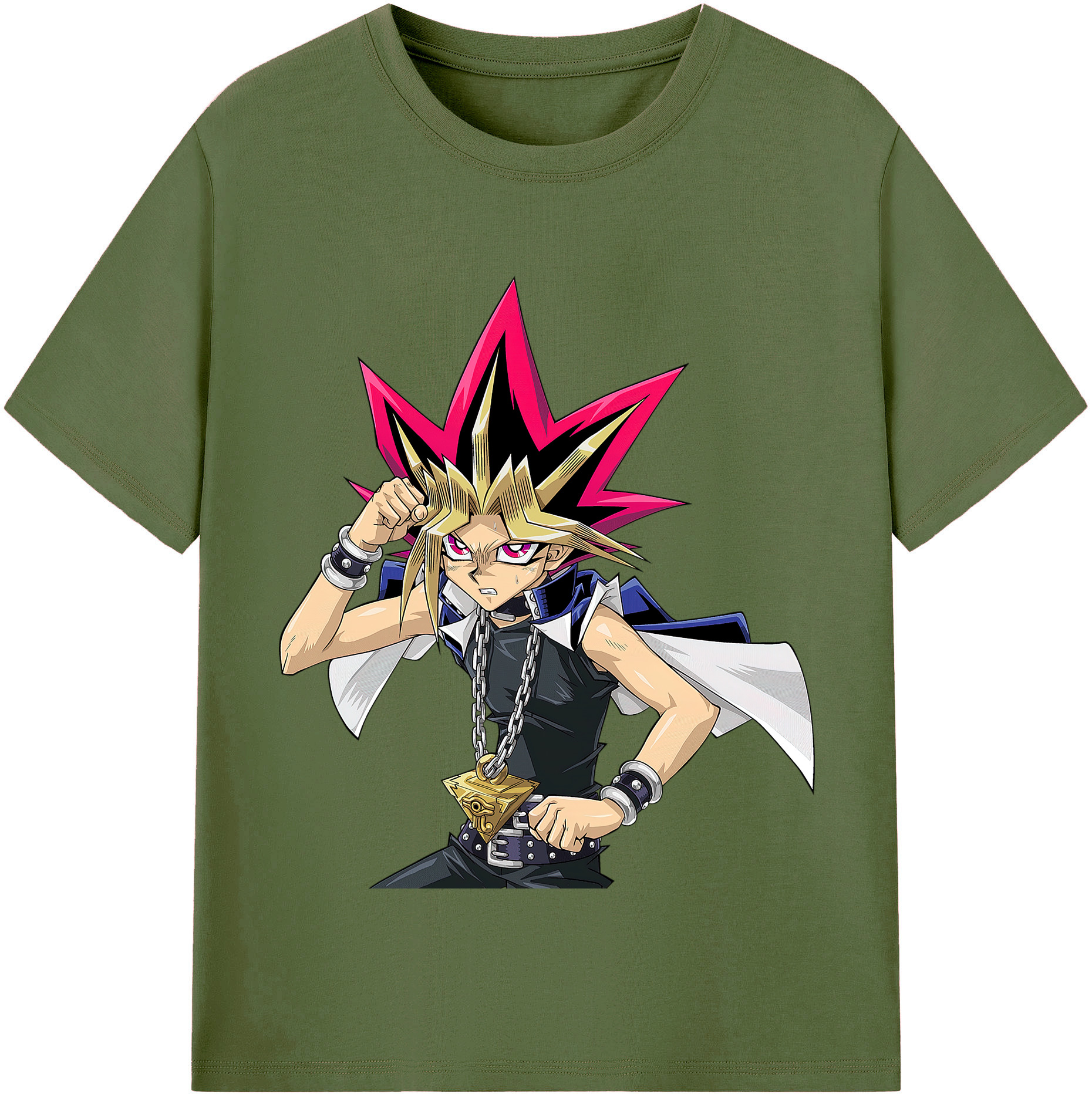 （画像用） 遊☆戯☆王 Yu-Gi-Oh! 綿100％半袖Tシャツ（フロントプリント）